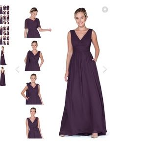 Azazie Bridesmaid Dress - Plum